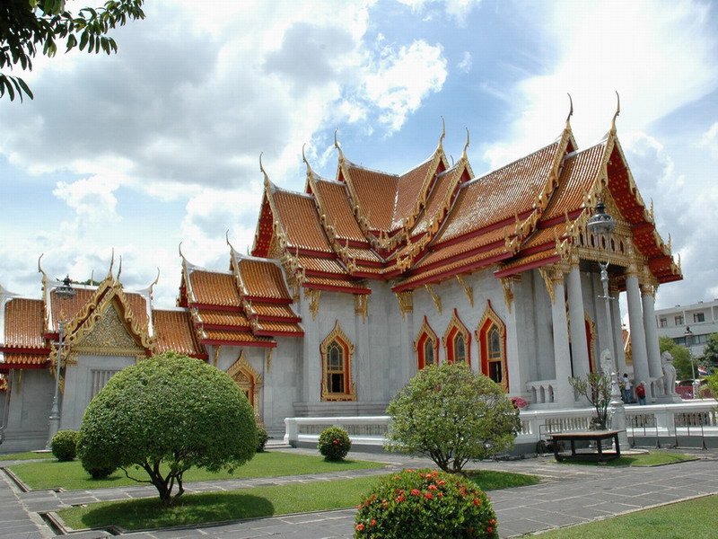 Thailand, Bangkok, Wat Benchamabophit