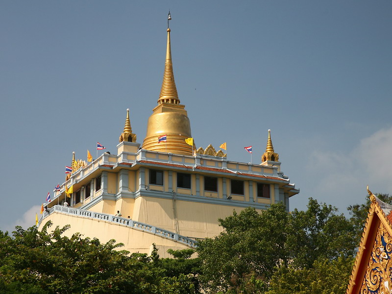 Thailand, Bangkok, Wat Saket